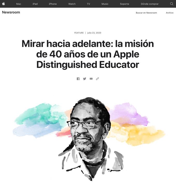 Mirar hacia adelante - la misión de 40 años de un Apple Distinguished Educator