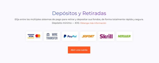 Depósitos y Retiradas