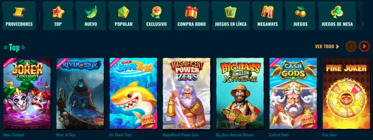 Gama de juegos